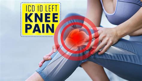 icd 10 left knee pain